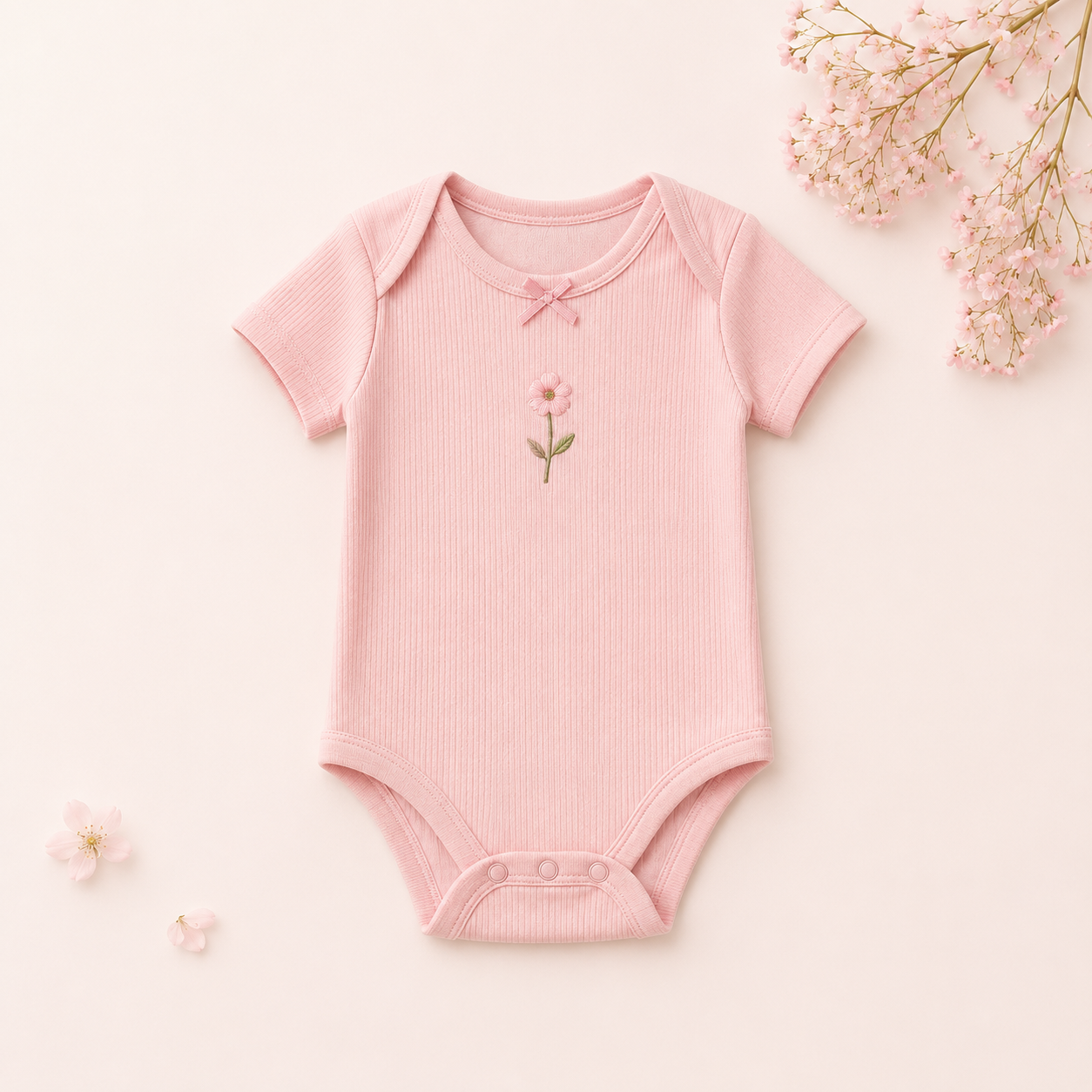 Pink Bloom Onesie