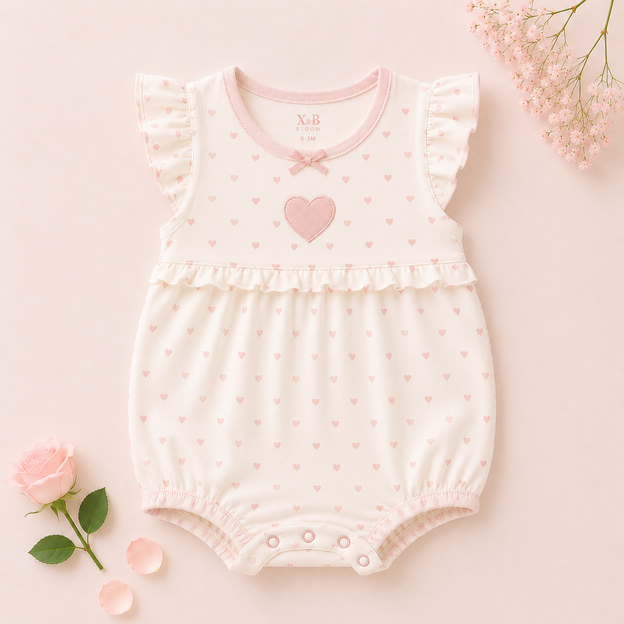 Lovely Hearts Romper